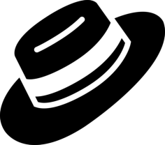 Fedora Hat Sketch Style Svg Vector, Free Vectors File